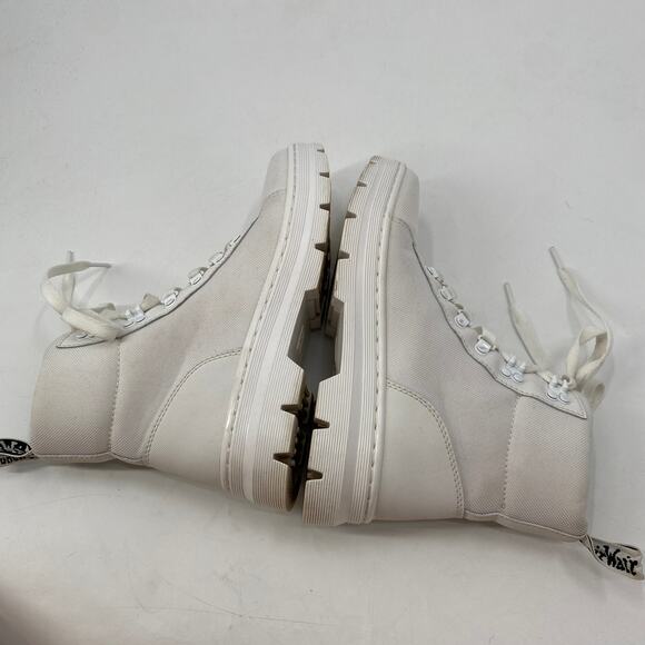 Dr. Martens white lace up boots - Picture 4 of 7